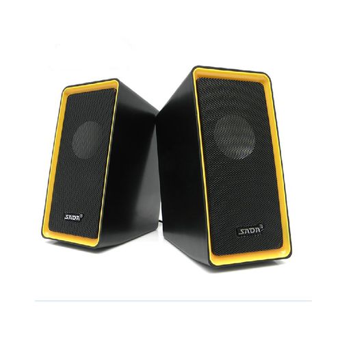 sada 赛达 v-150 音响电脑音箱 usb电脑音箱 低音炮 笔记本 黑黄